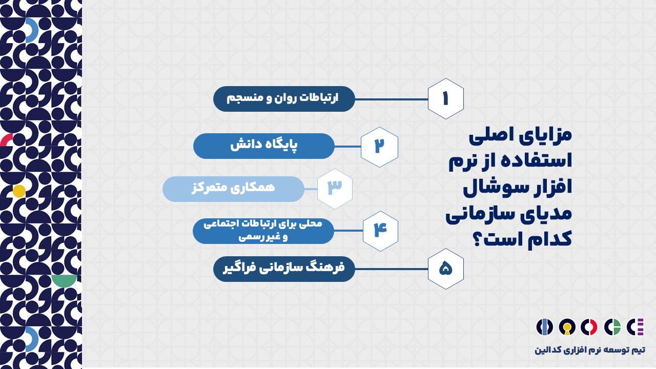 مزایای نرم افزار سوشال مدیای سازمانی